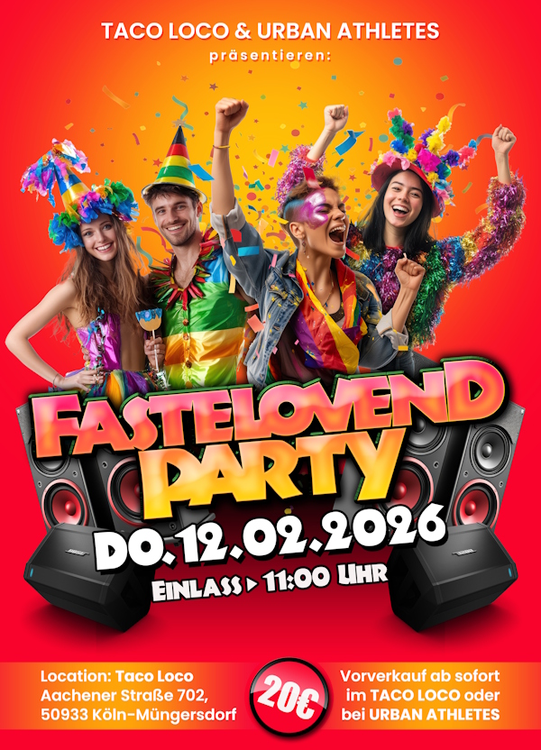 Taco Loco Karneval Fastelovend 2026