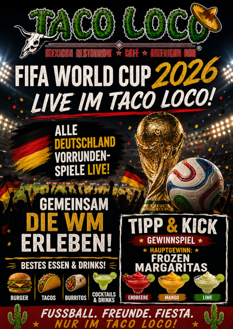 Taco Loco Fussball Weltmeisterschaft 2026